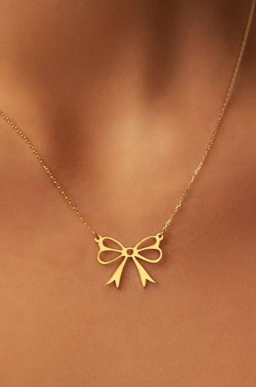 Bow Necklace