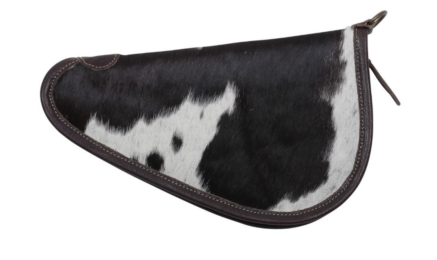 Black and White Cowhide Gun Case