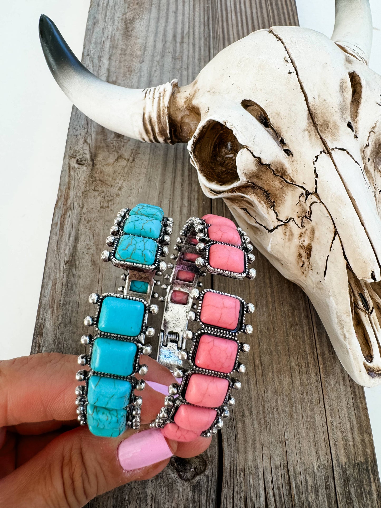 Rectangle Hinge Bangle Bracelet