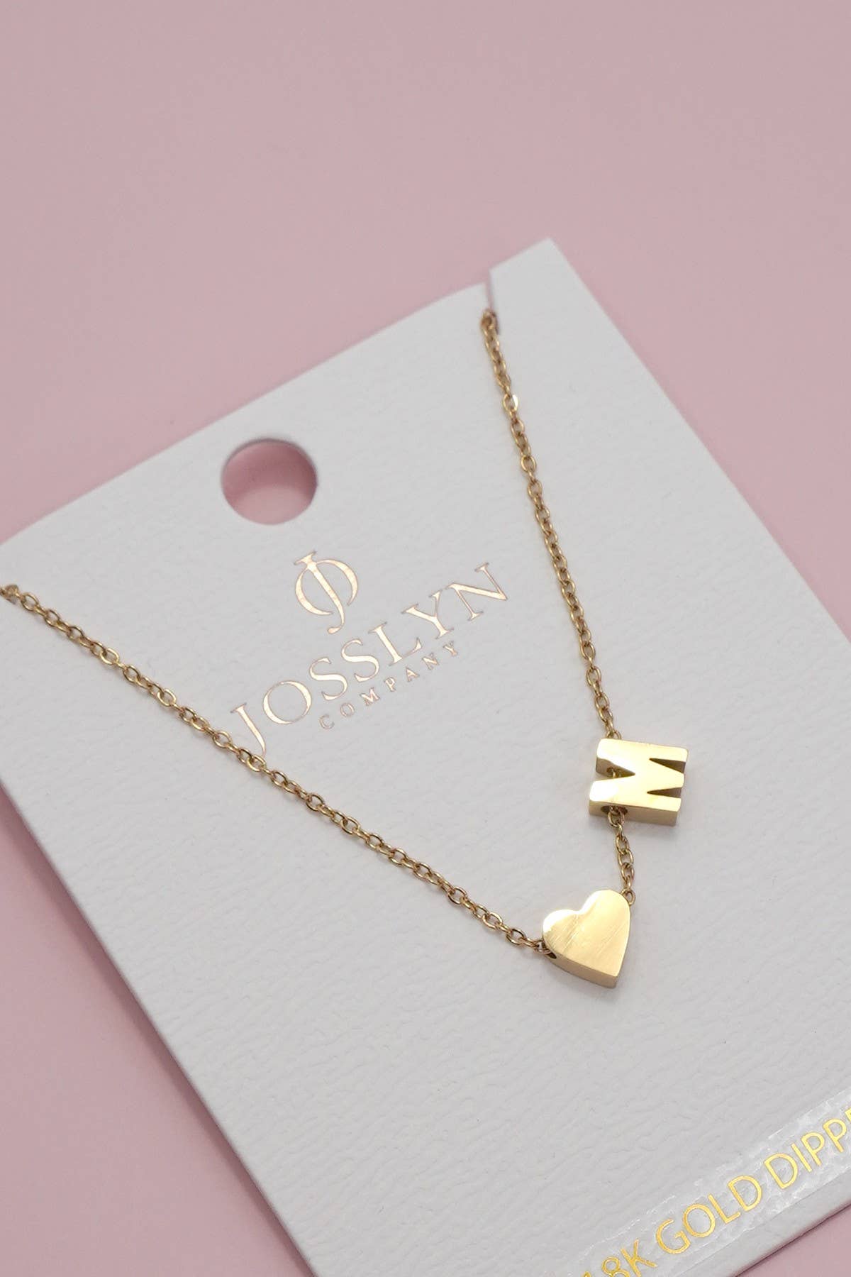 Initial Heart Necklace