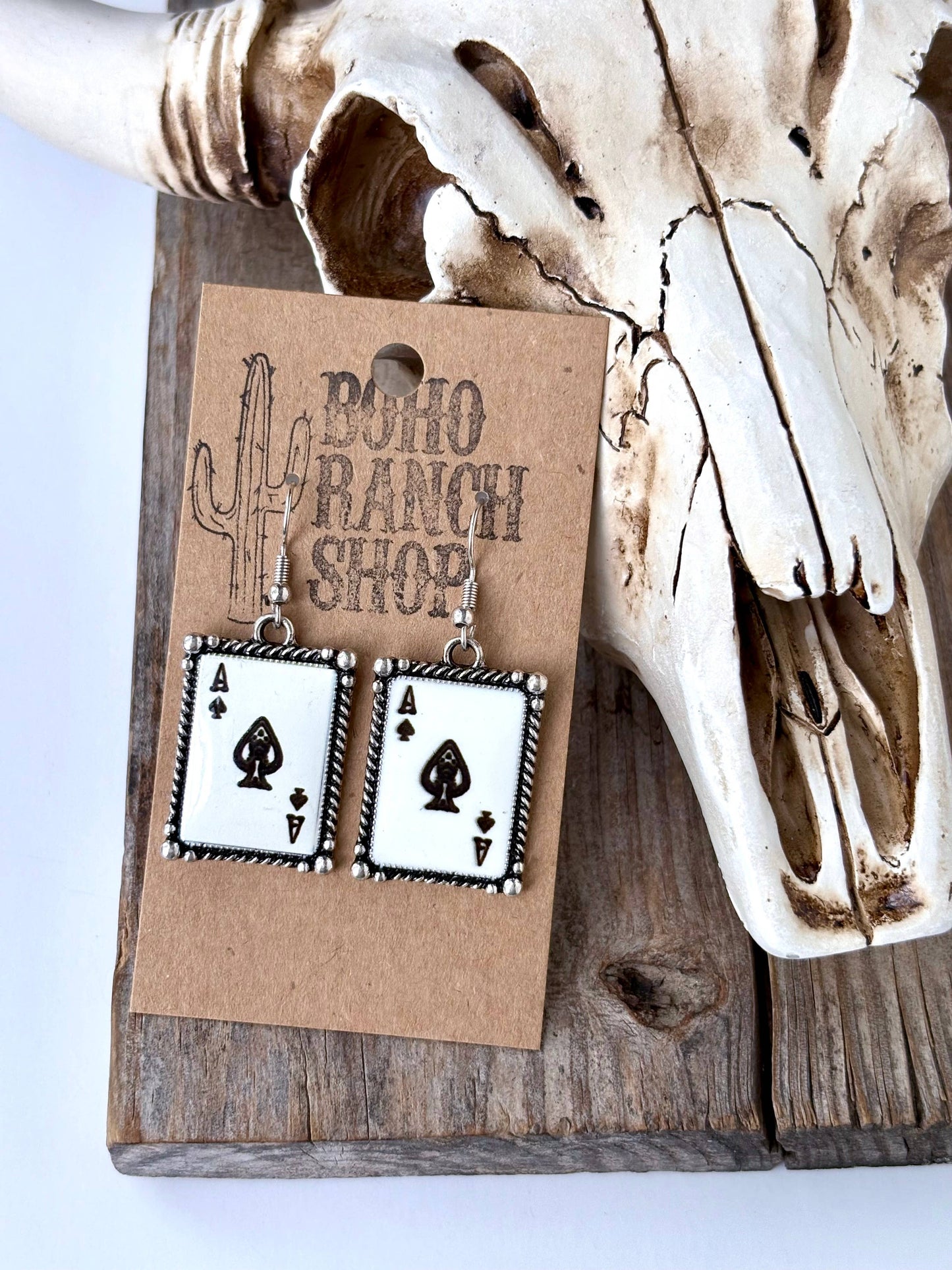 Playing Card Earrings