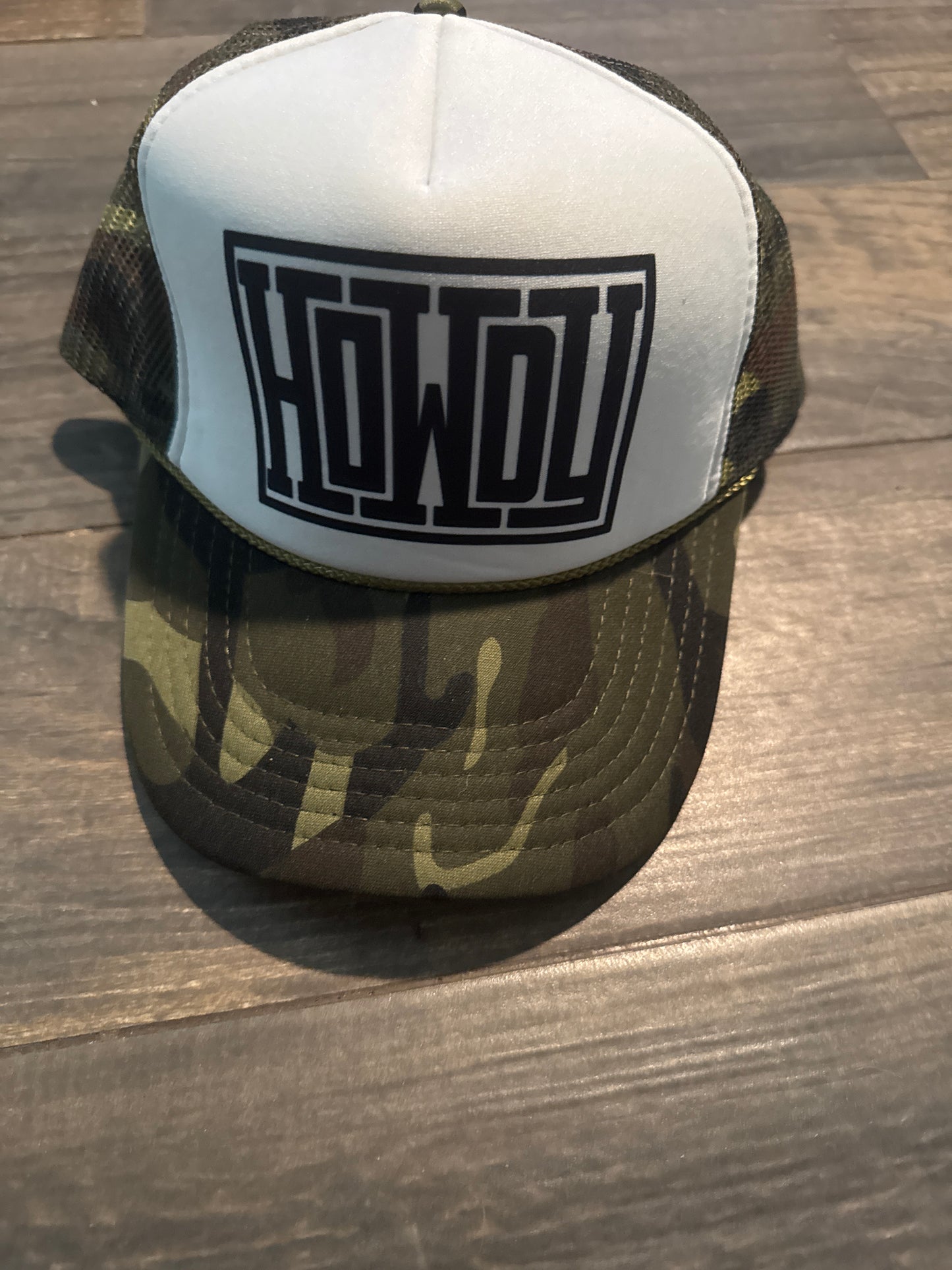 Howdy Camo Trucker Hat