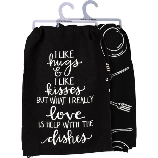 Help With The Dishes Kitchen Towel