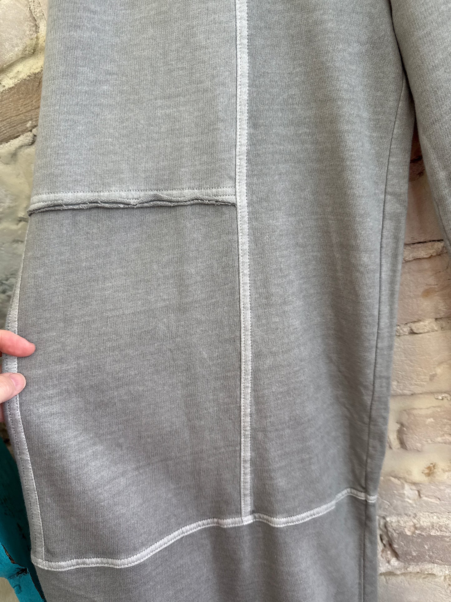 French Terry Wide-Leg Pants
