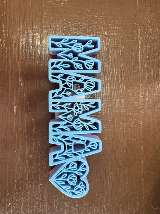 3D Mama Filigree Plaque