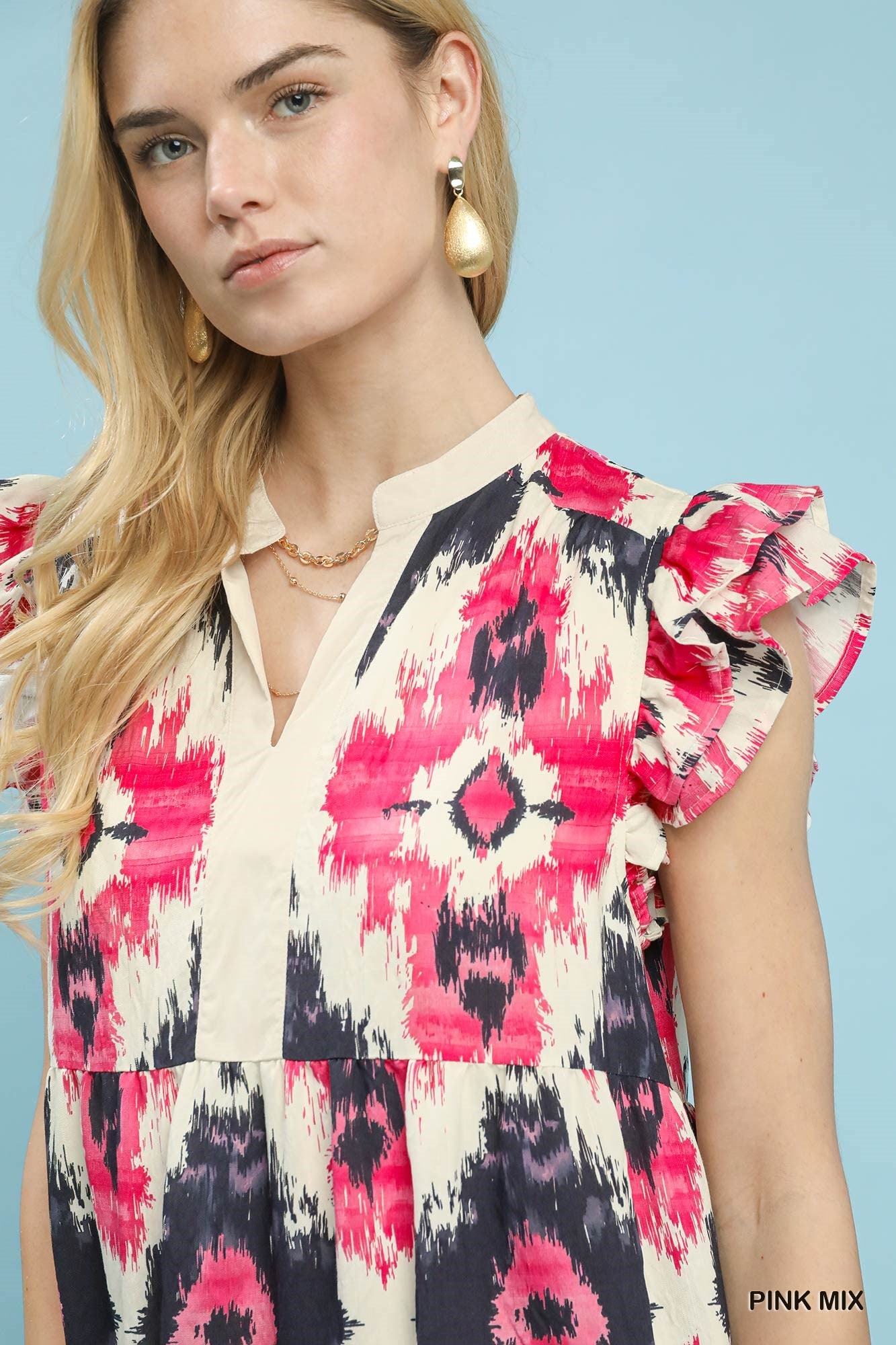 Native Flutter Sleeve Dress