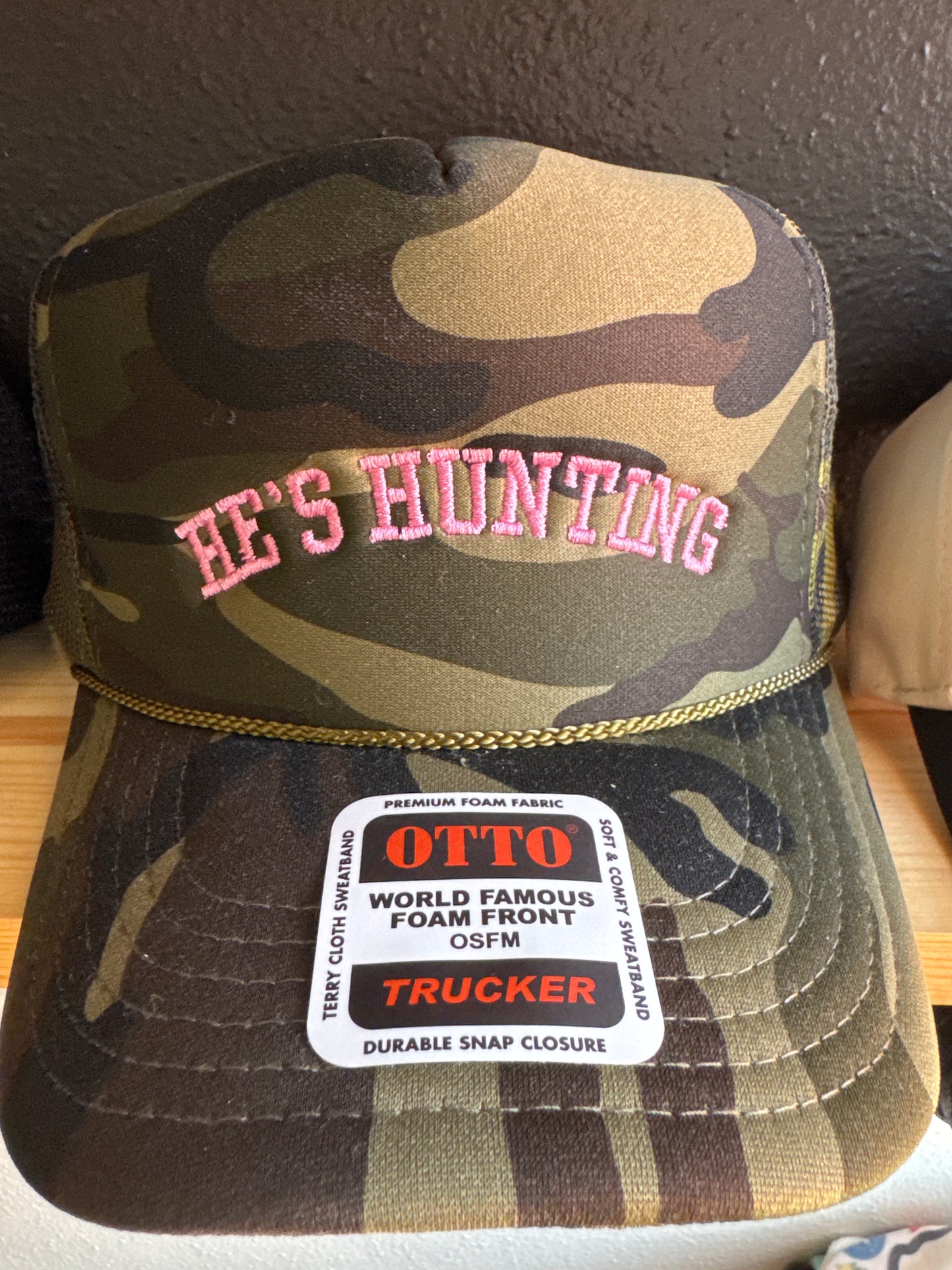 He's Hunting Trucker Cap