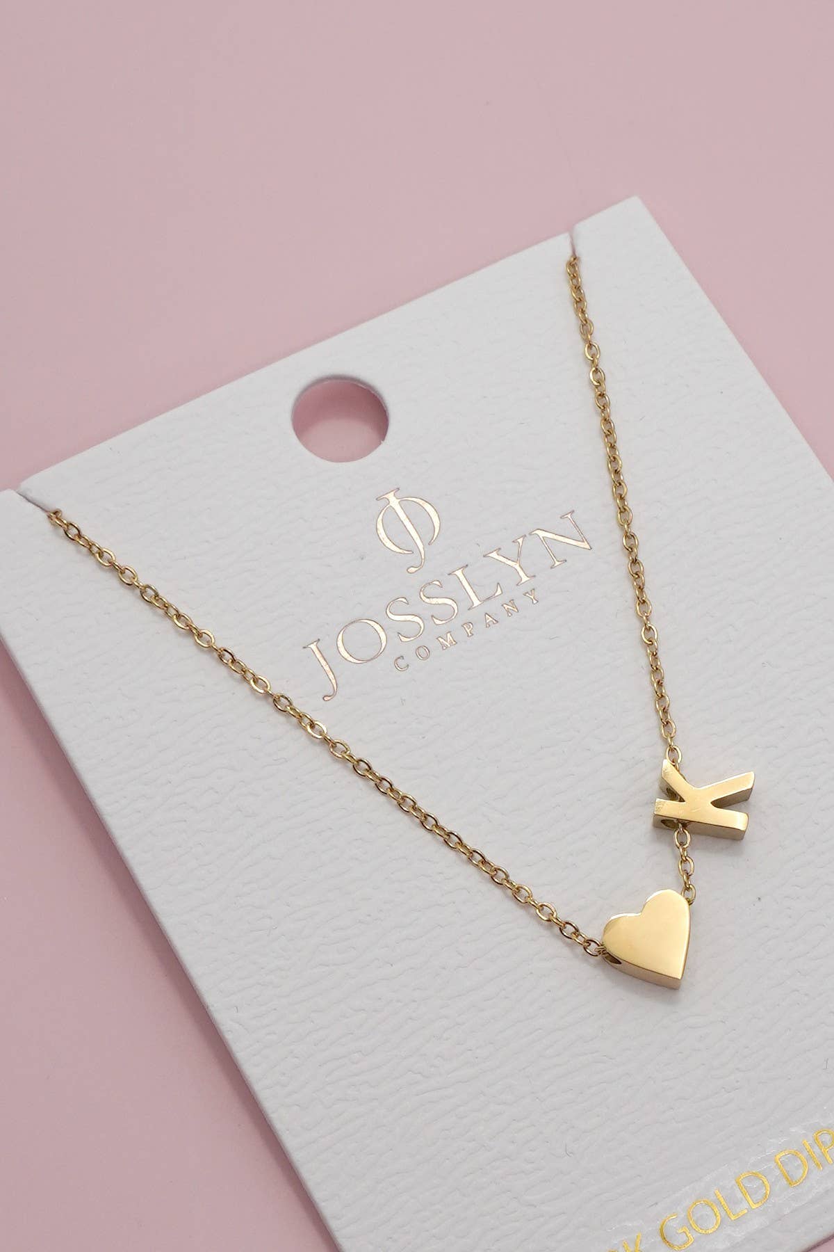 Initial Heart Necklace