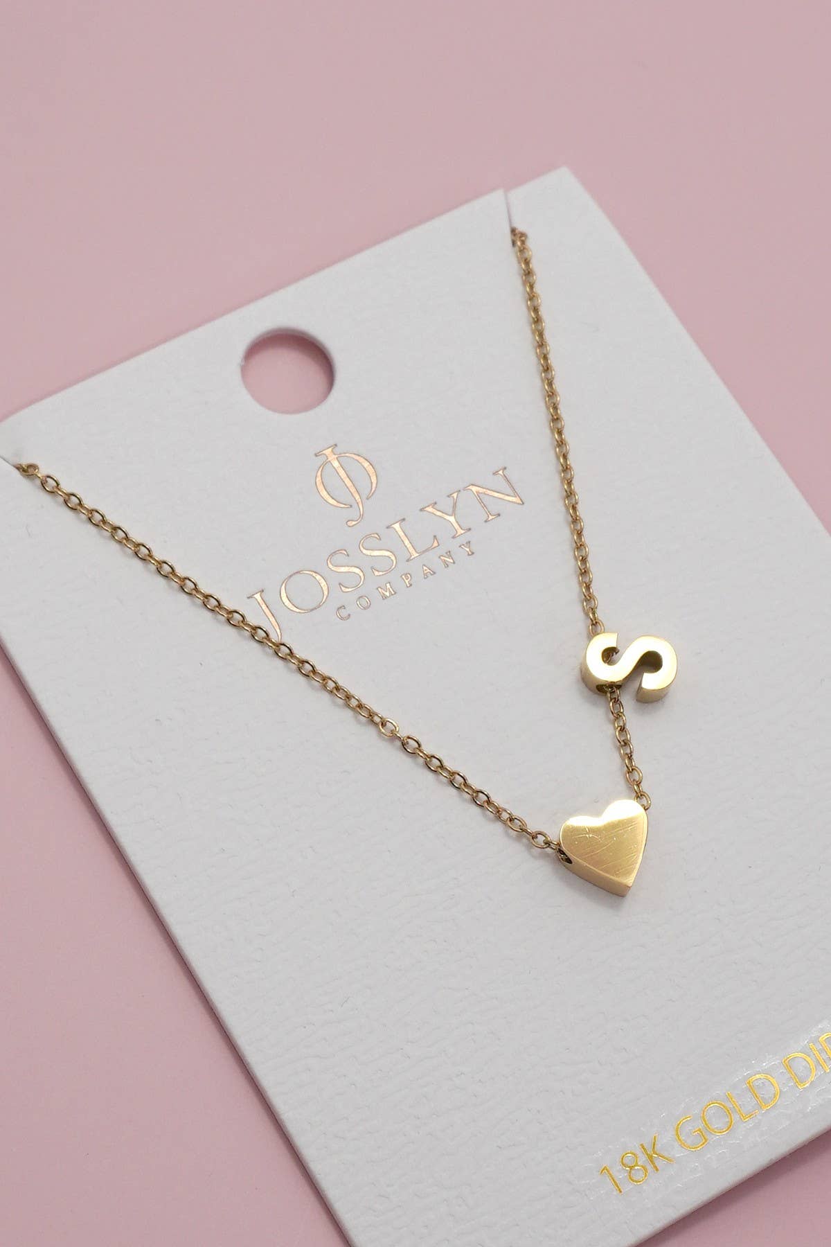 Initial Heart Necklace