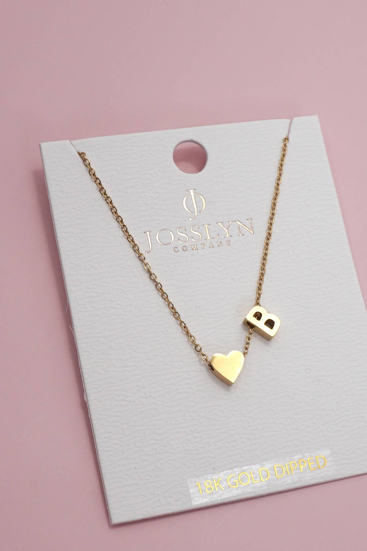 Initial Heart Necklace