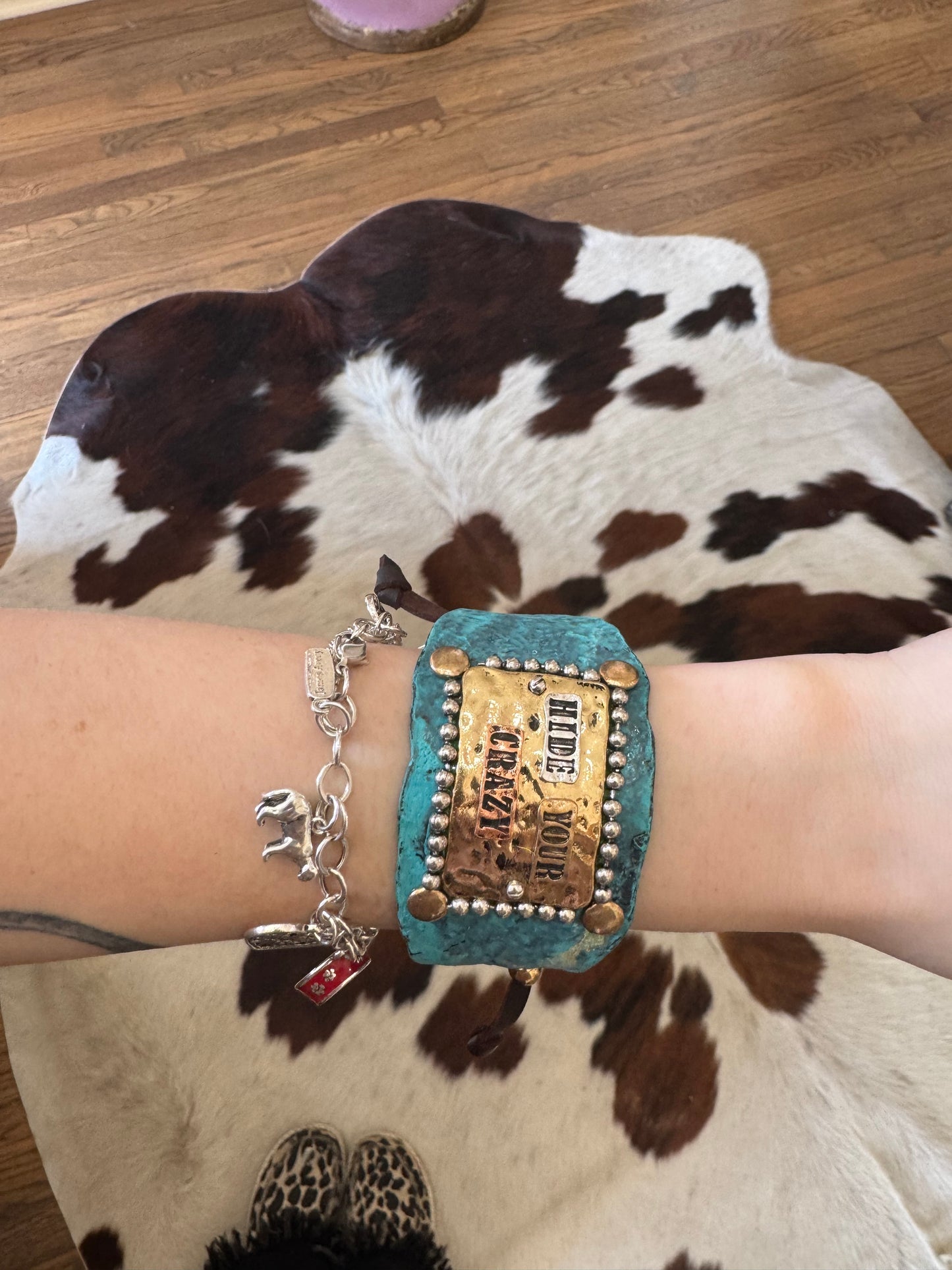 Hide your crazy Cuff Bracelet