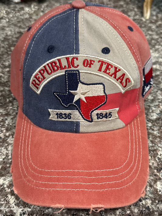 Tri-Colored Texas Cap