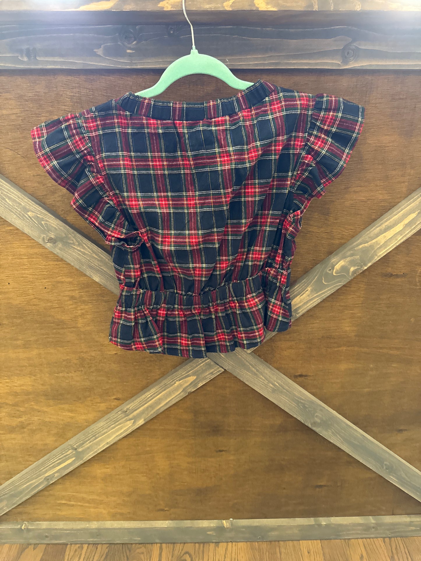 Plaid Crop Top