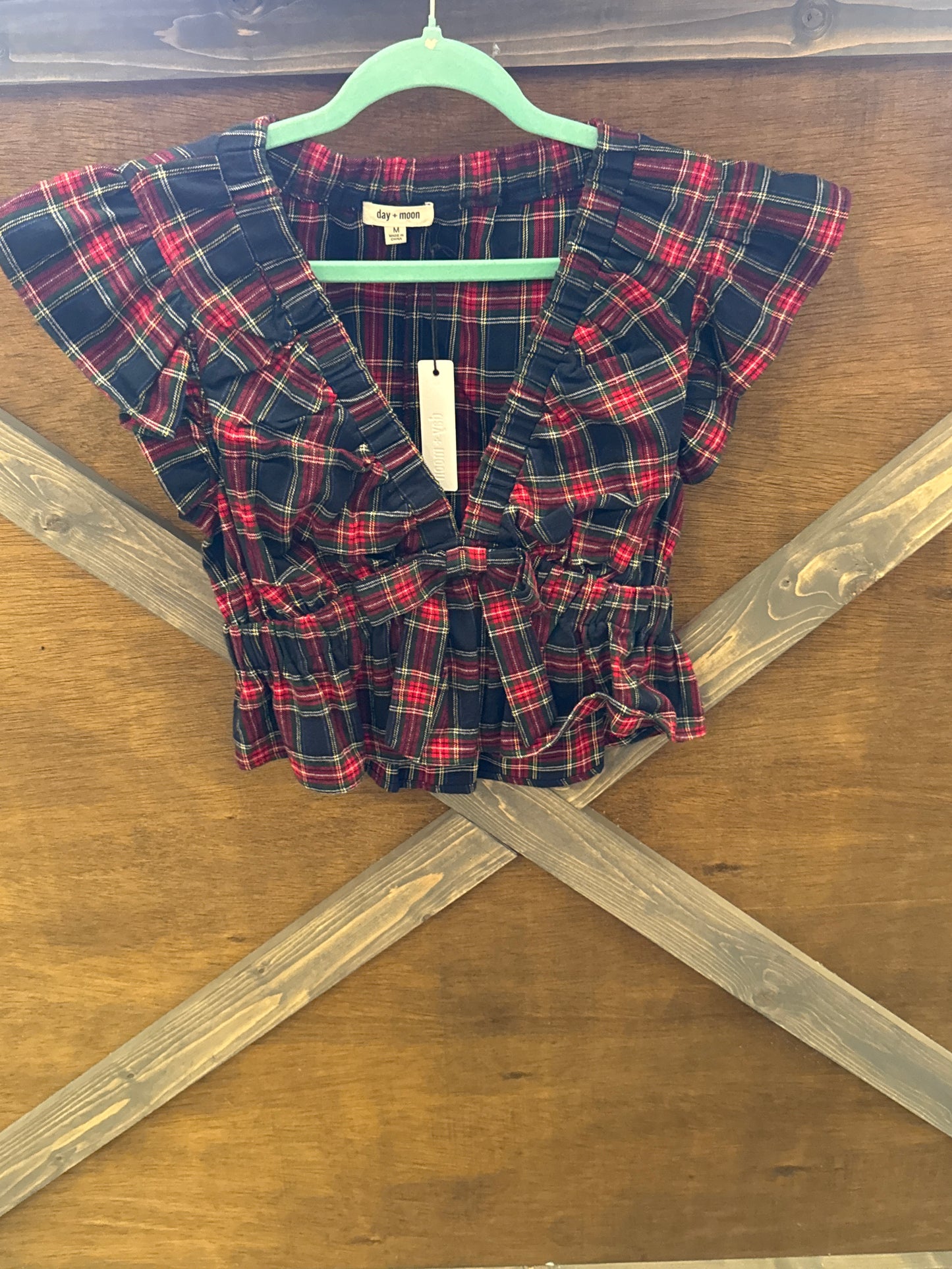 Plaid Crop Top
