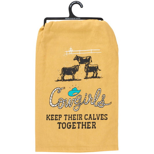 Cowgirls Keep Together Kitchen Towel