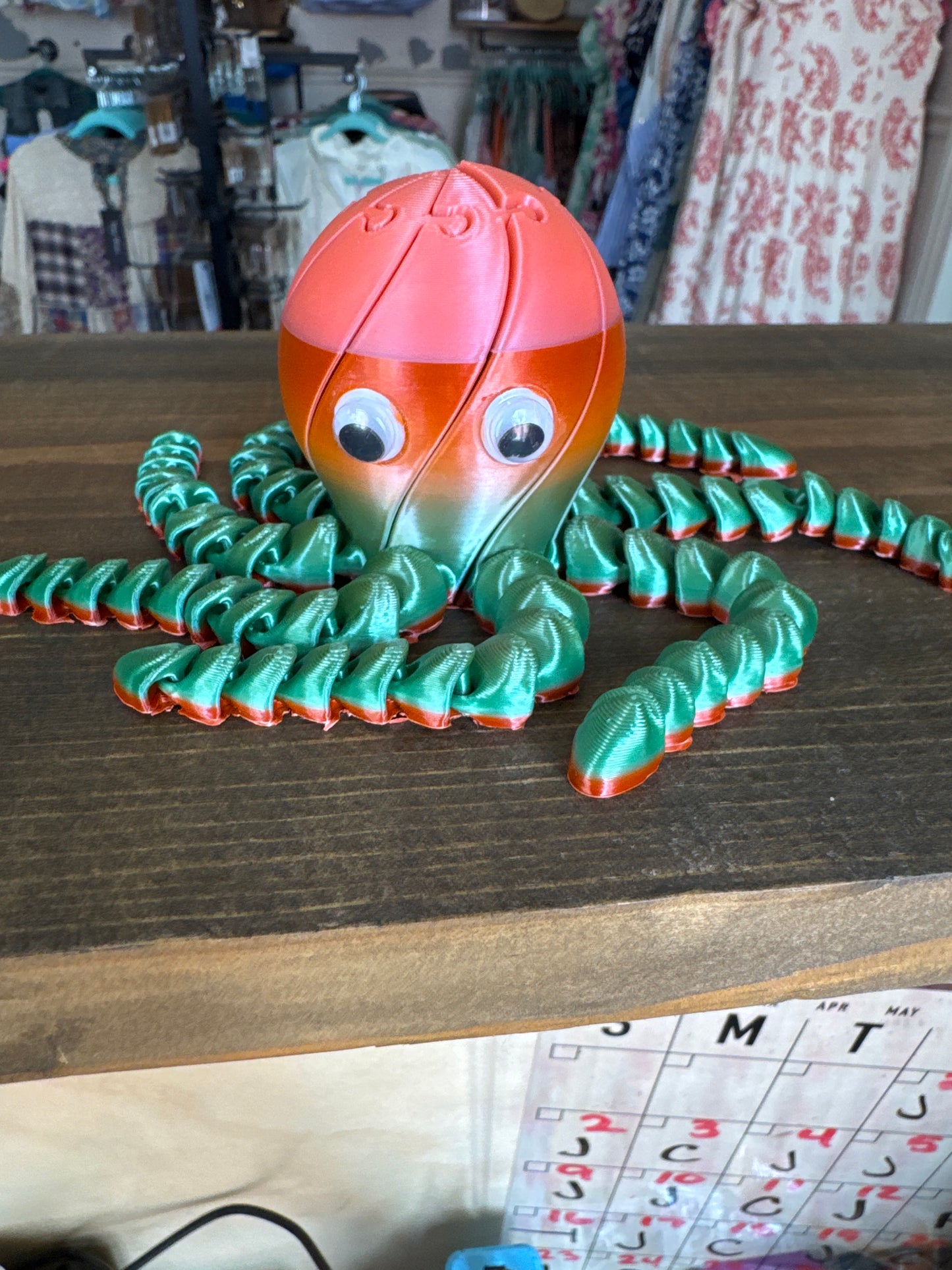 3d Flexi Slide Octopus