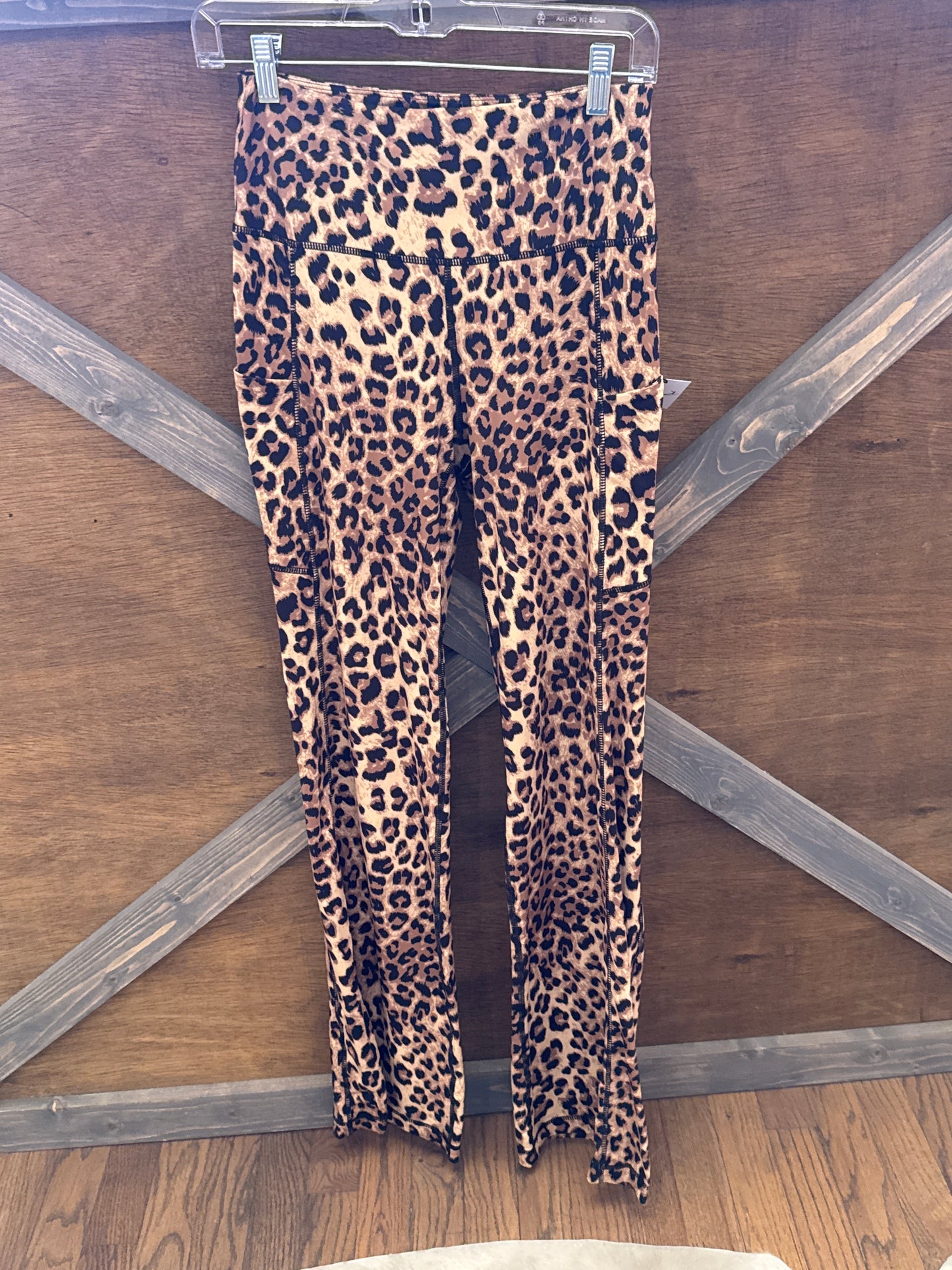Leopard Flare Leggings