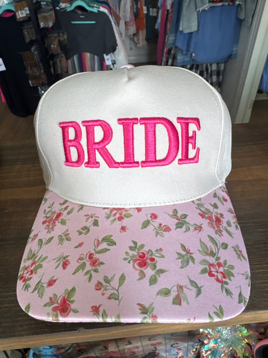Floral Bride Cap