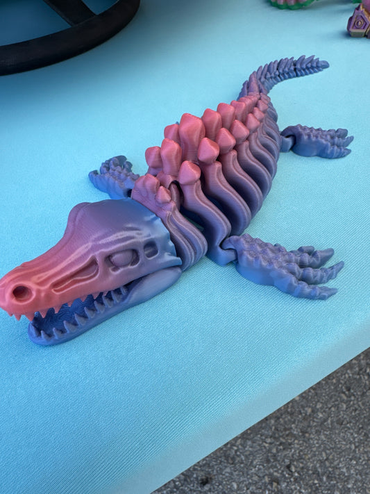 3D Mosasaurus Skeleton