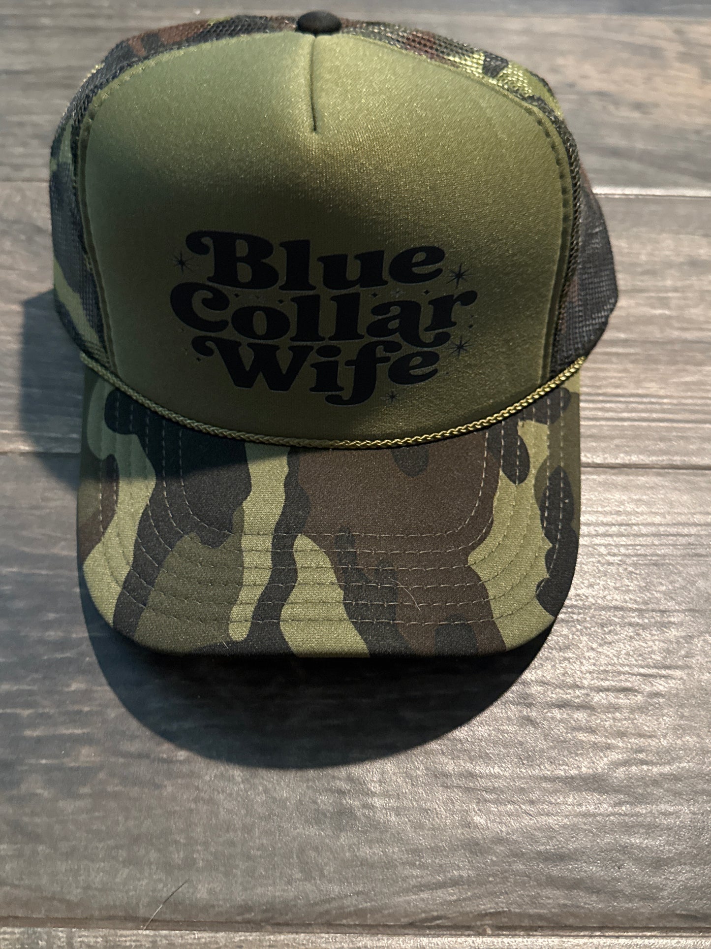 Blue Collar Wife Trucker Hat