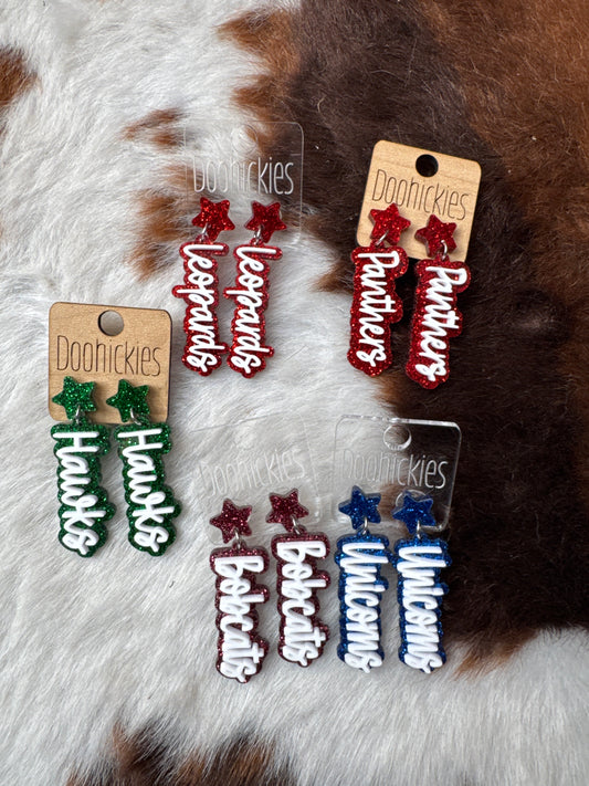 Local Team Earrings