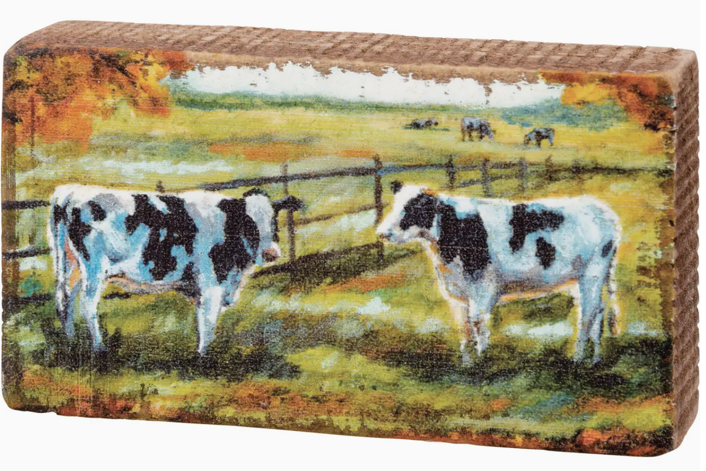 Cows Wooden Sign