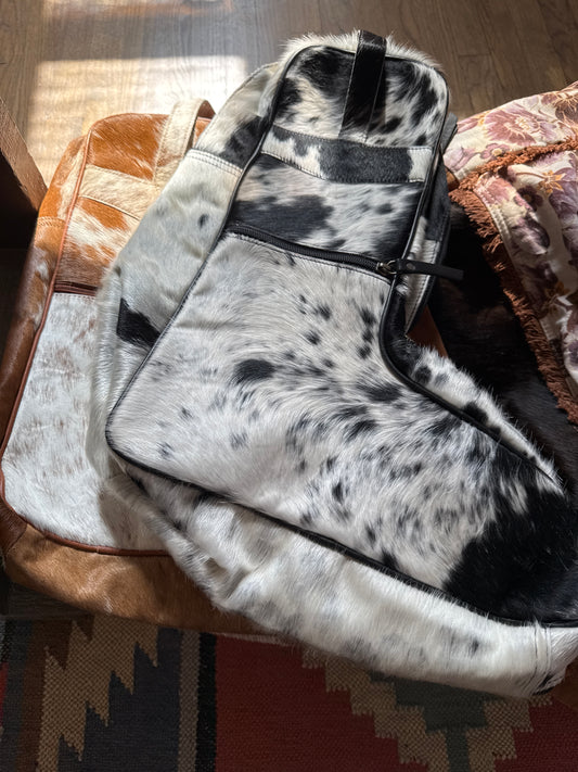 Cowhide Boot Case