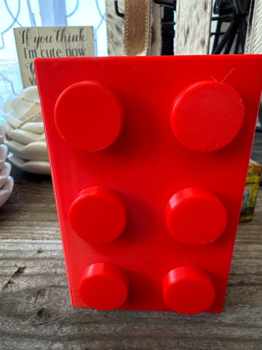 3D Lego Toothbrush and Toothpaste Holder