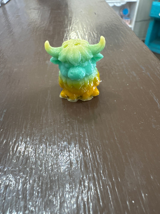 3D Tiny Highland Cow