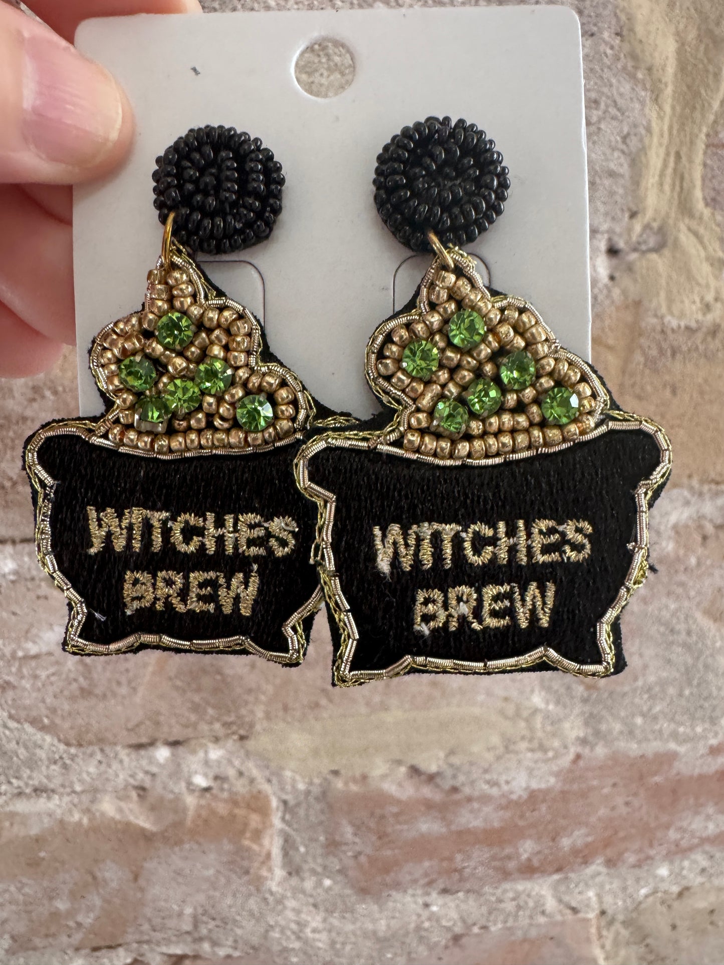 Witch’s Brew Sea Bead Earrings