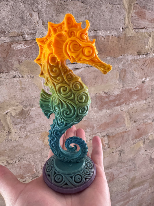 3D Standing Seahorse