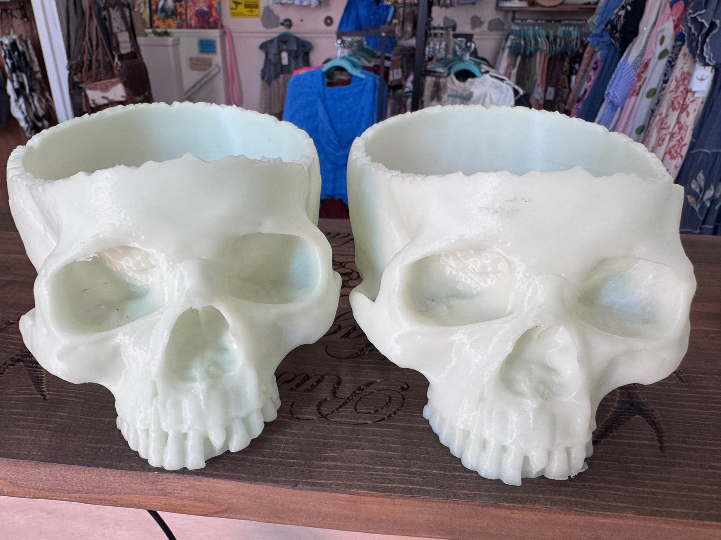 3D Glow in Dark Skull bowl