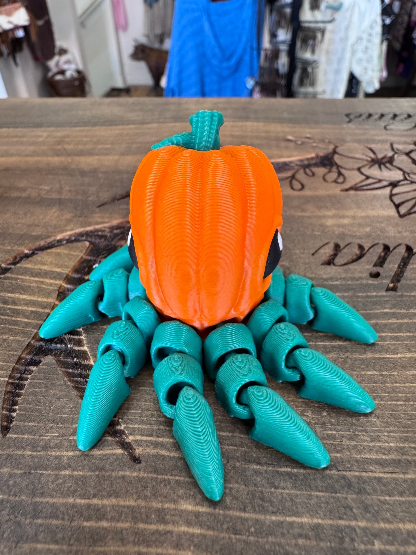 3D Pumpkin Octopus