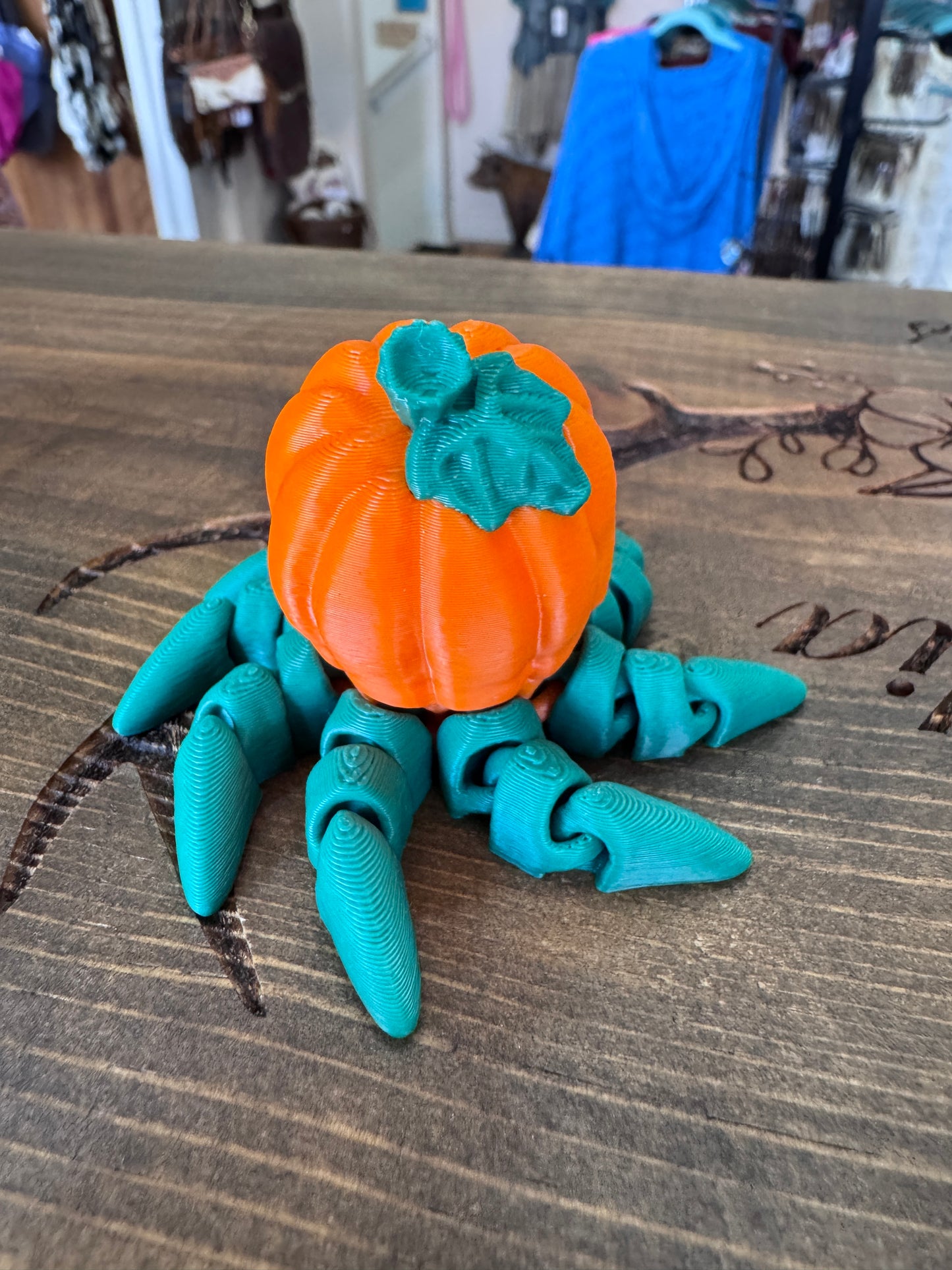 3D Pumpkin Octopus