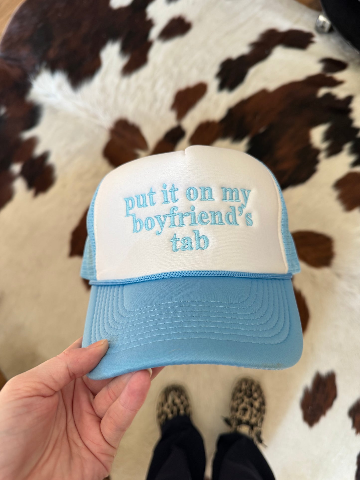 Put it On Boyfriend's Tab Trucker Hat