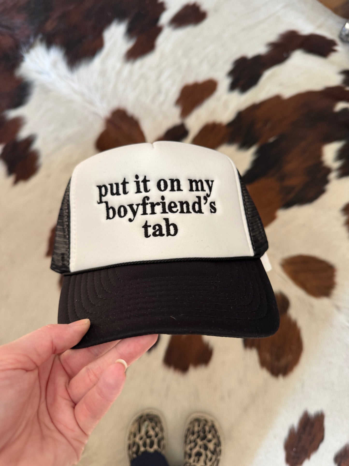Put it On Boyfriend's Tab Trucker Hat