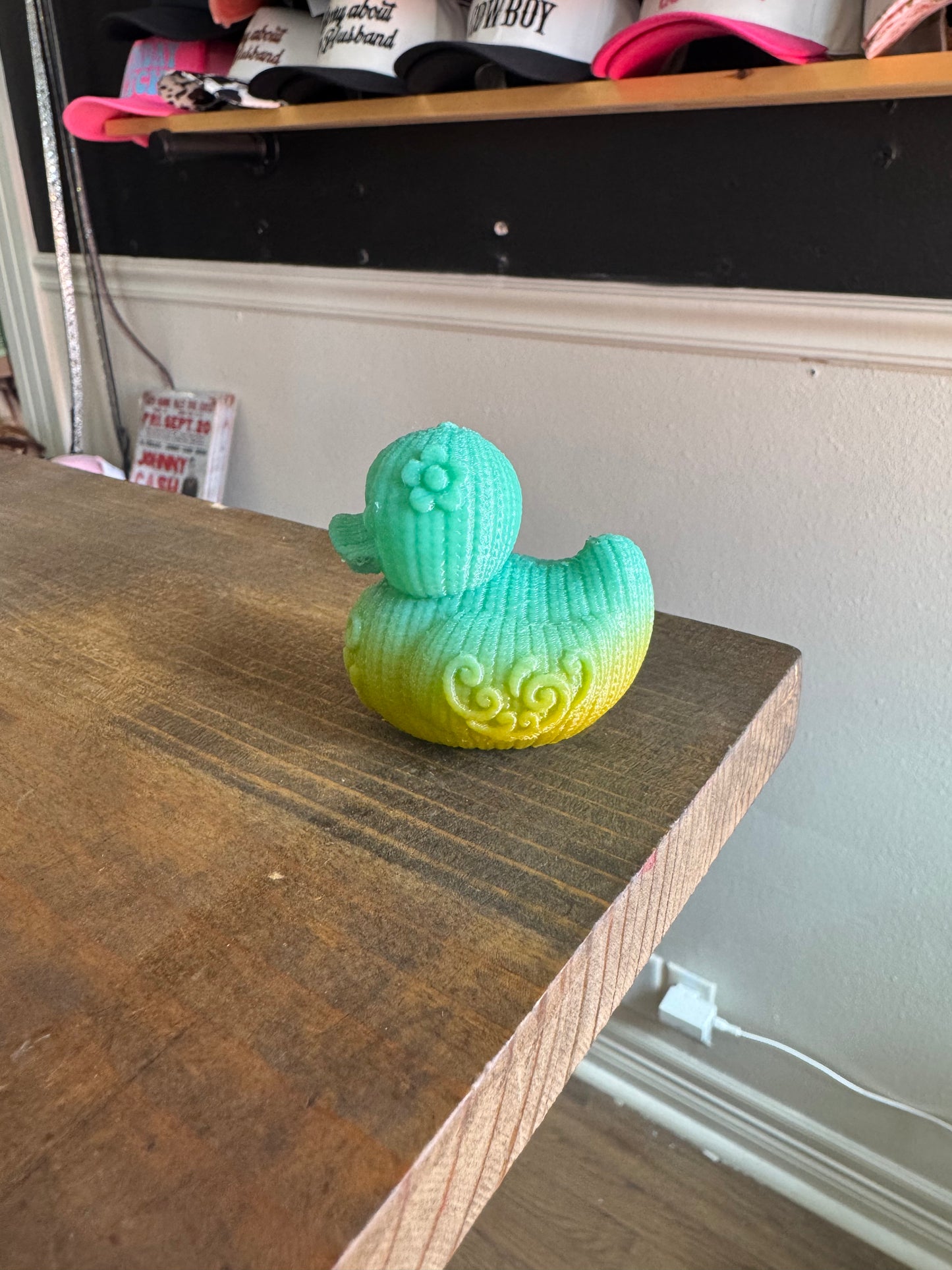 3D Basketweave ducks