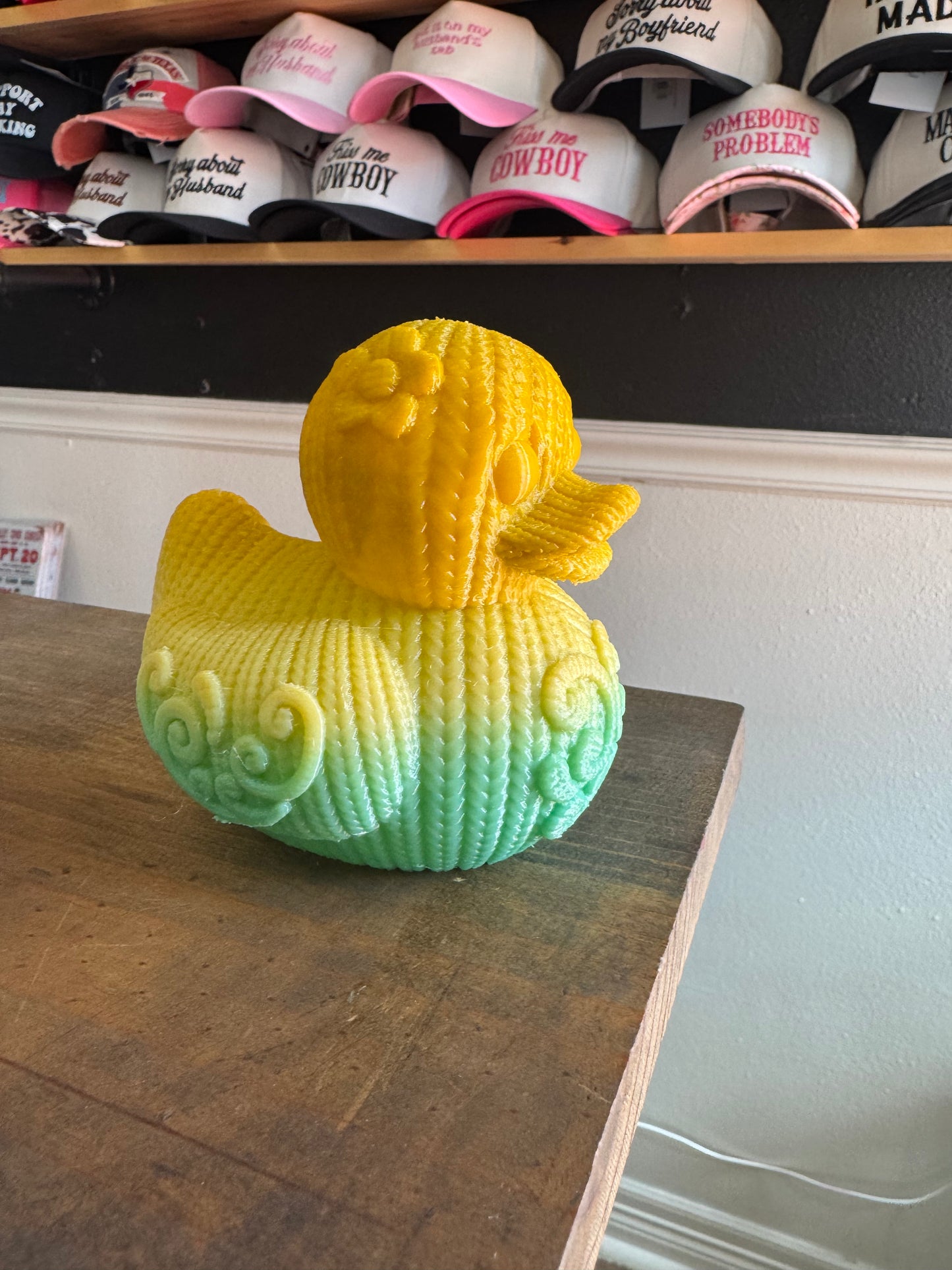 3D Basketweave ducks