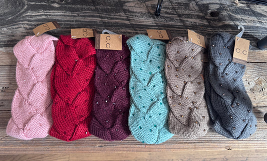 CC Bling Braided Headwrap