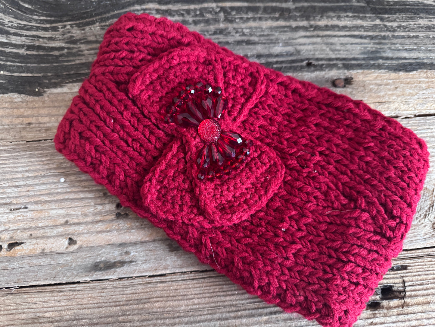 CC Woven Bling Bow Headwrap