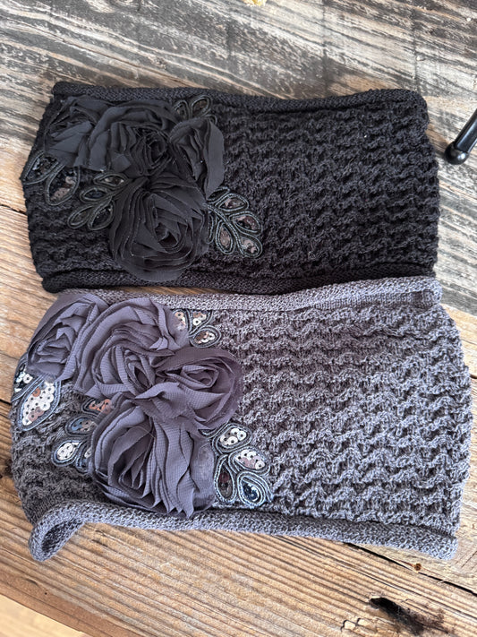 CC Flower Bling Headwrap
