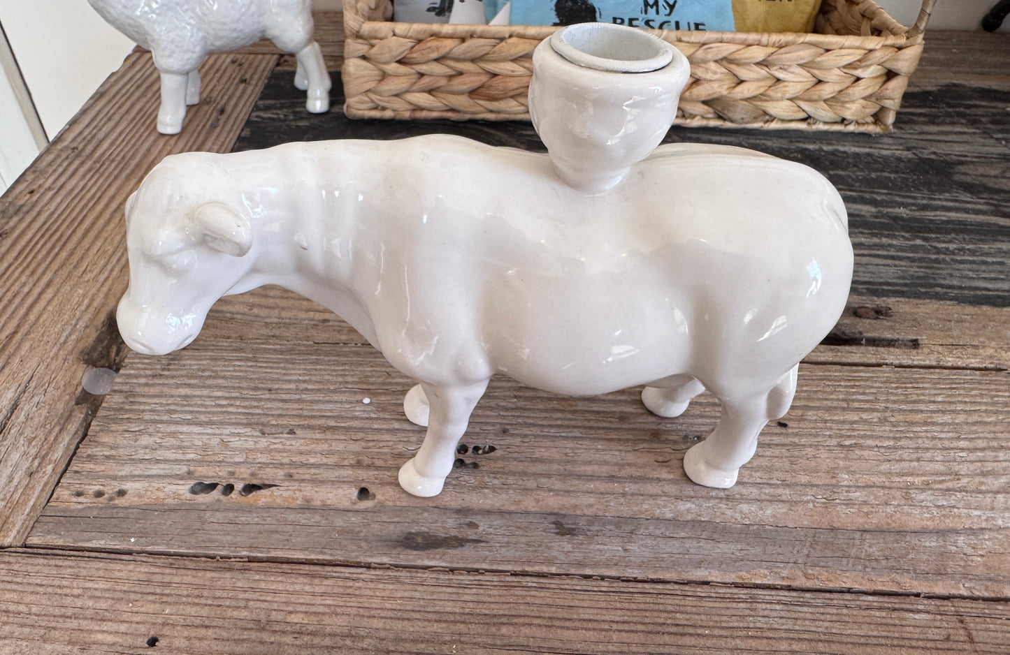 Farm Animal Candle Stick Holder