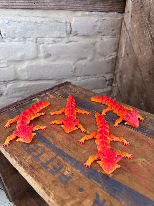 3D Spiky Axolotl