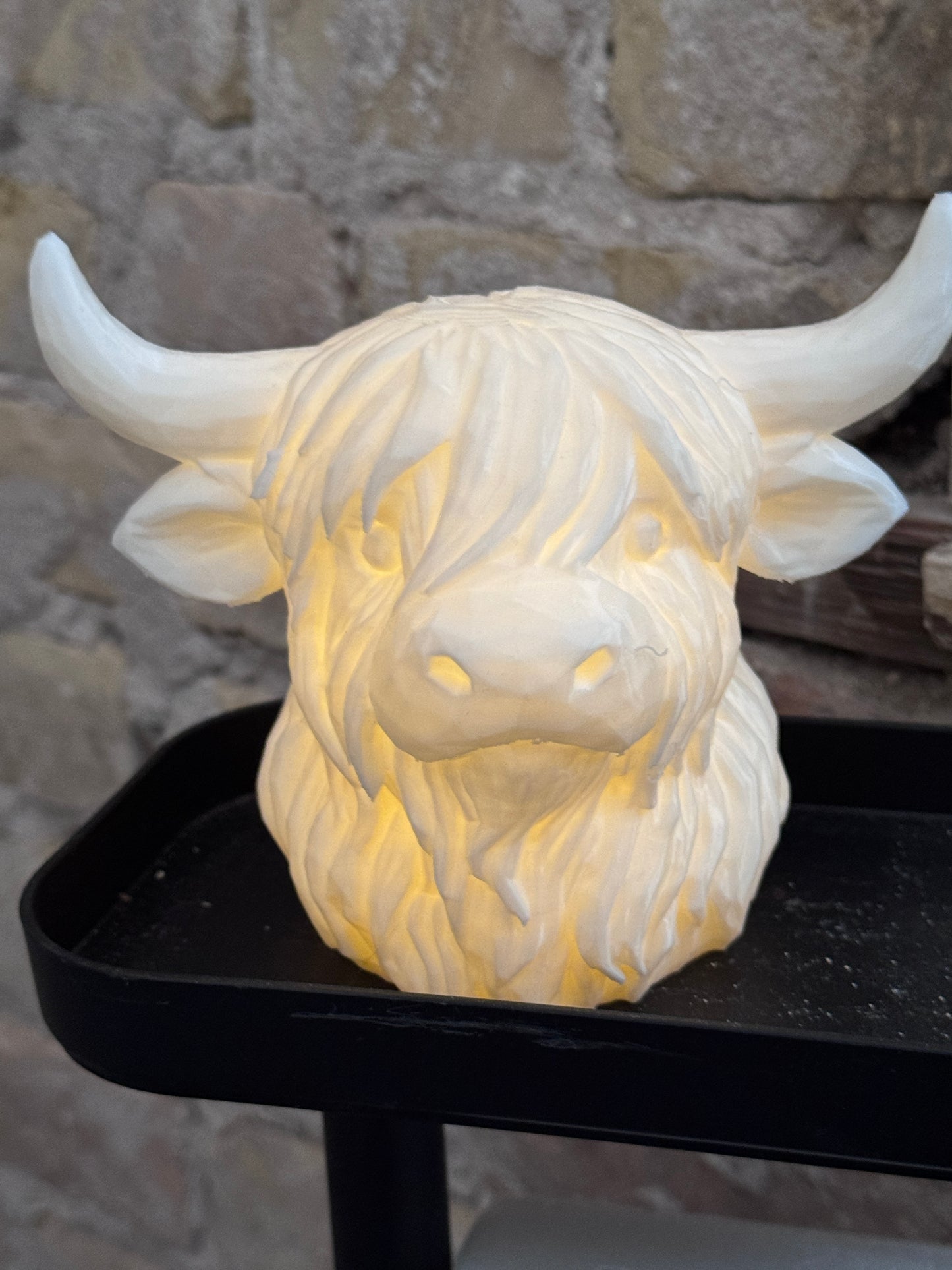 3D Highland Cow Head