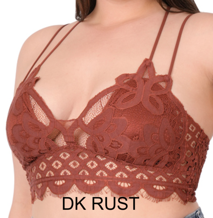 Plus Crochet Bralette