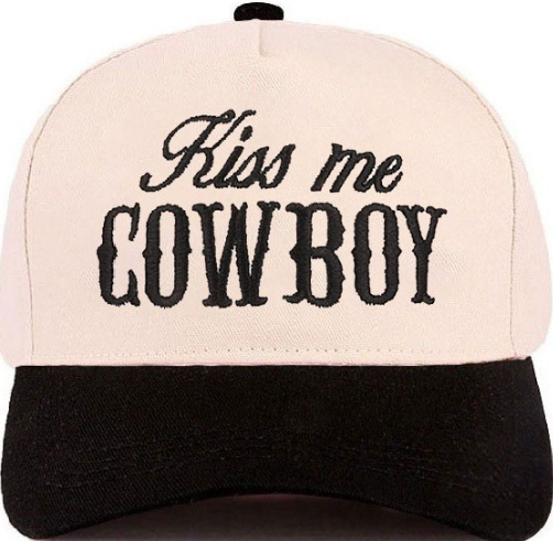 Kiss Me Cowboy Cap