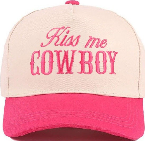 Kiss Me Cowboy Cap