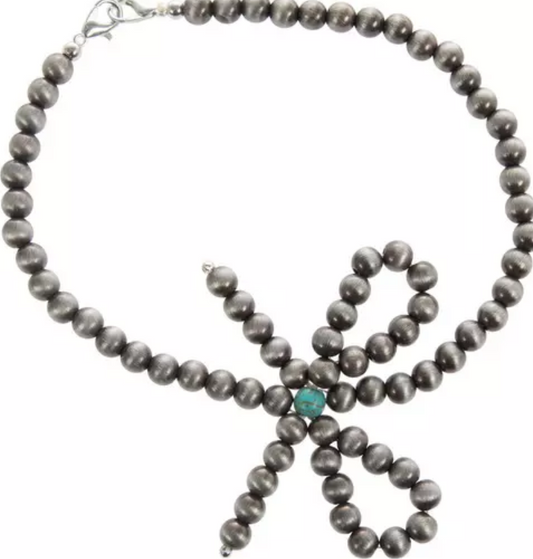 Beaded Bow Trucker Hat Chain