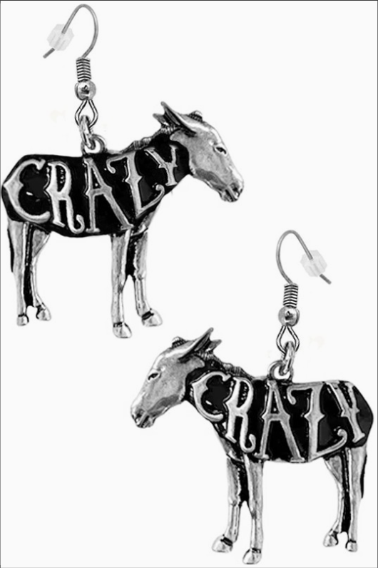 Crazy Ass Donkey Earrings