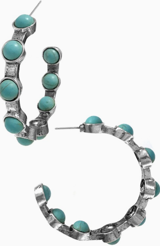 Turquoise Love Earrings